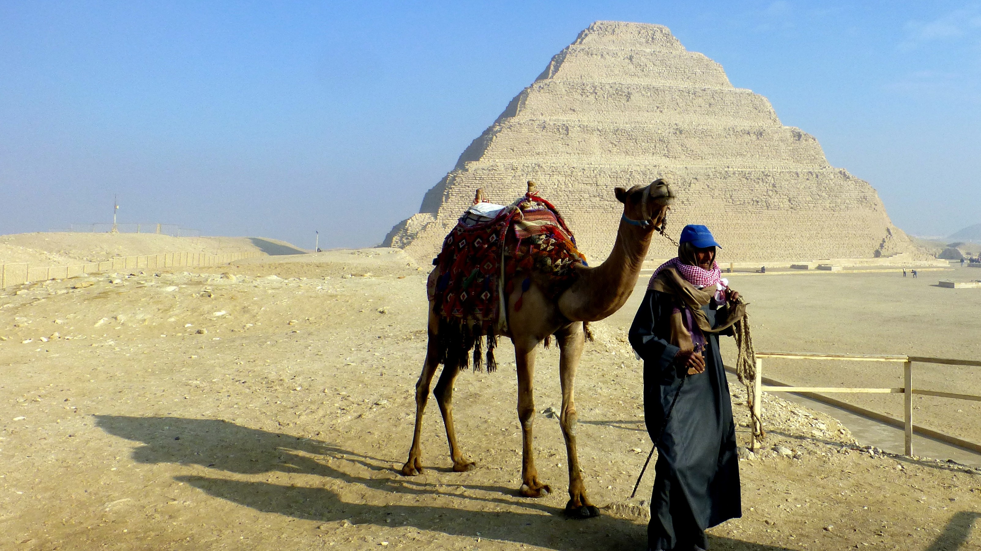 I captured this old bedouin with his camel.