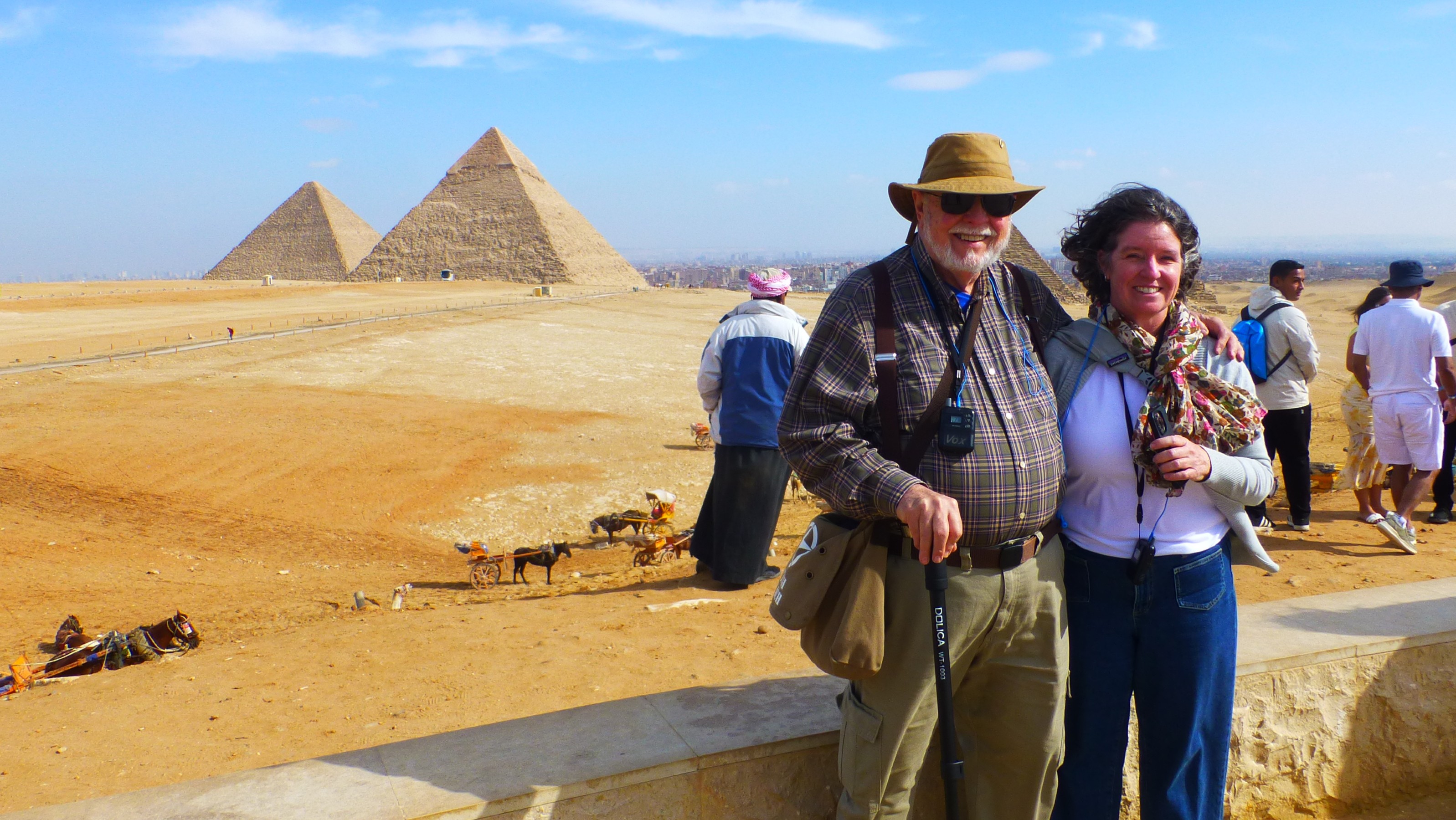 Tarek took this picture of the two us.