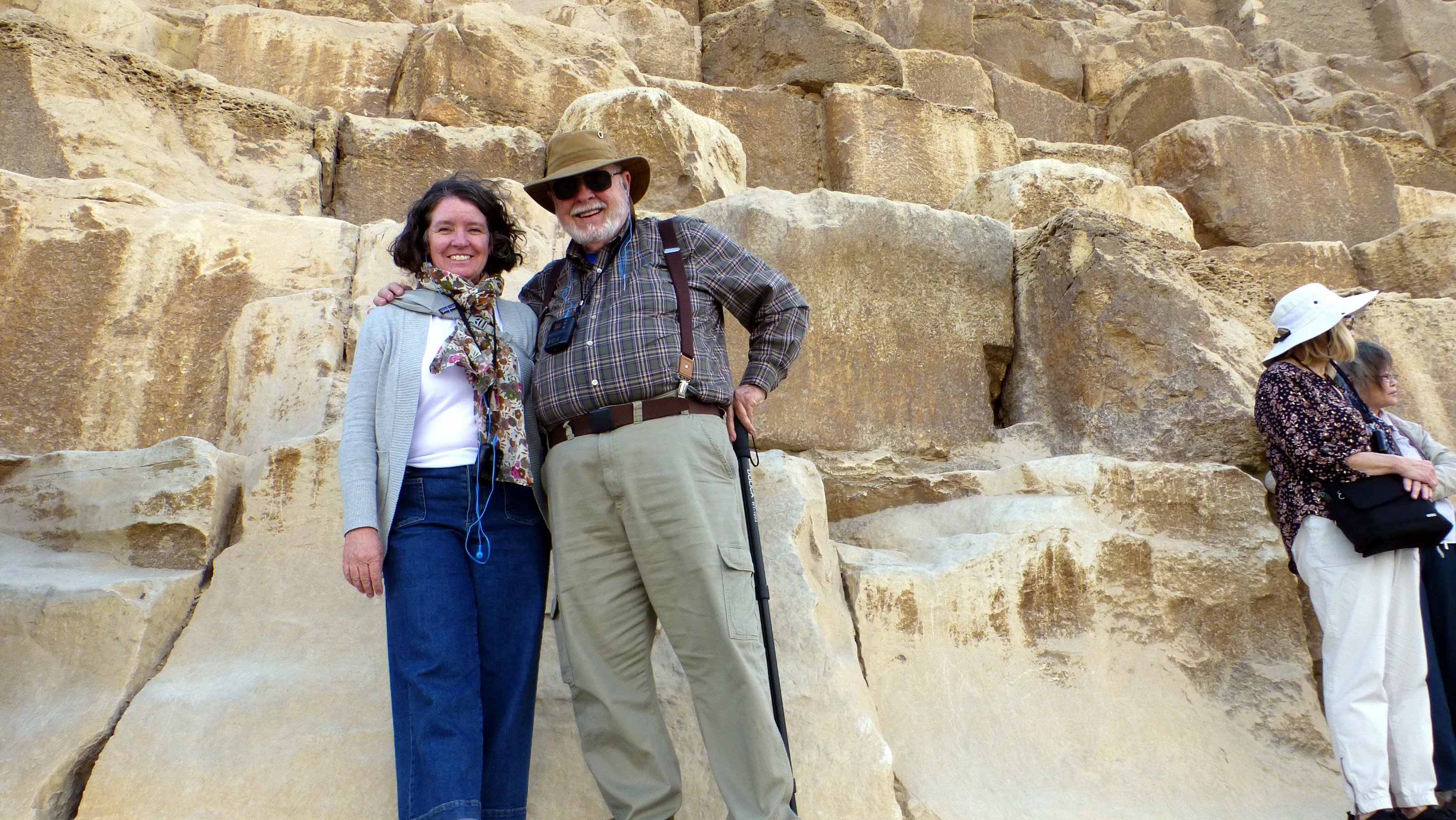 And here I join her for a picture by Tarek.