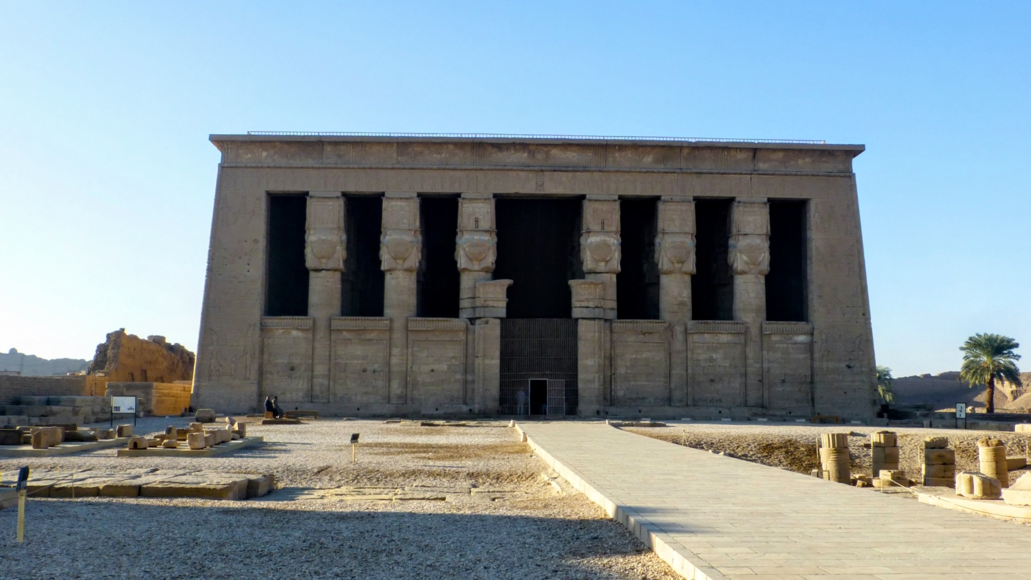 The Temple of Hathor.