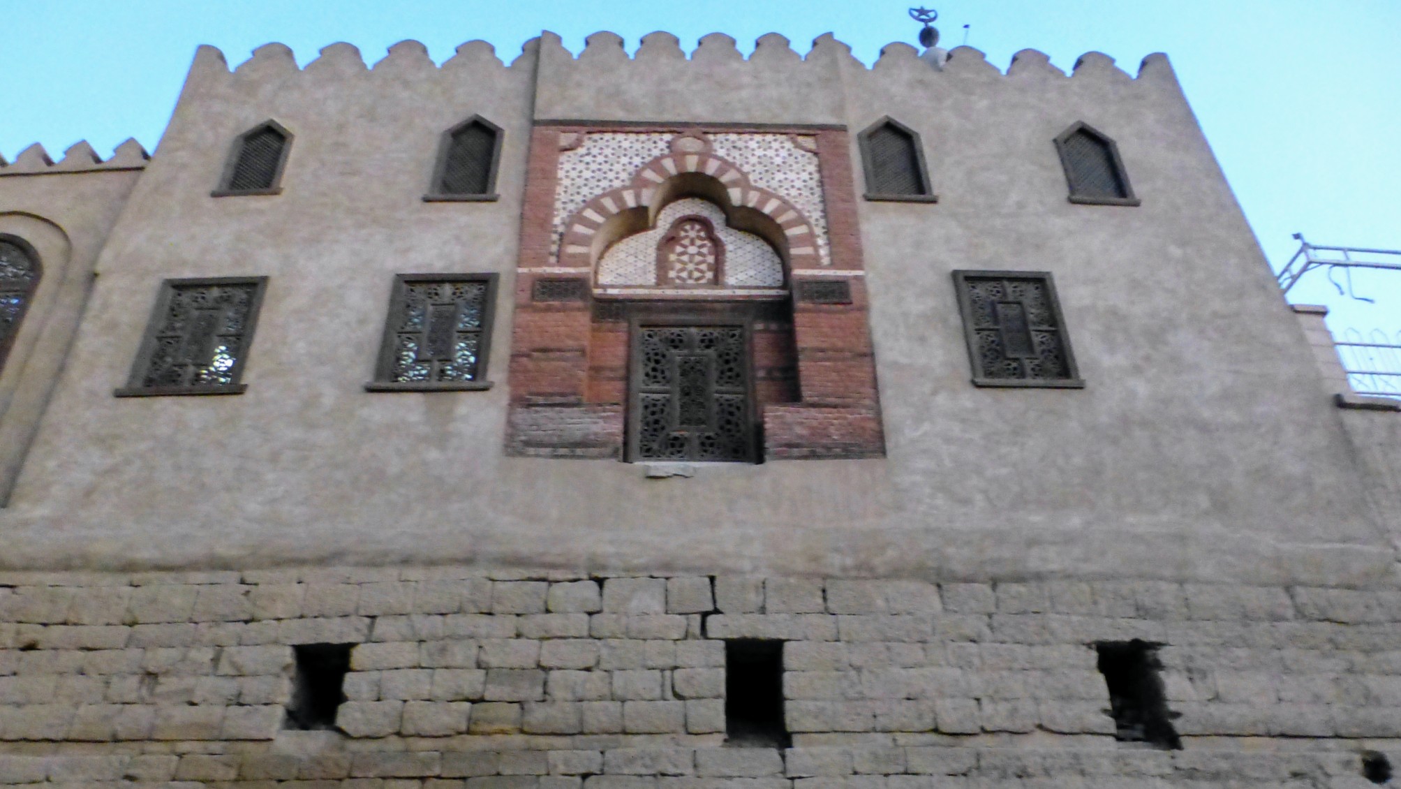 The Abu Haggag Mosque is integrated into the structure of Luxor Temple.