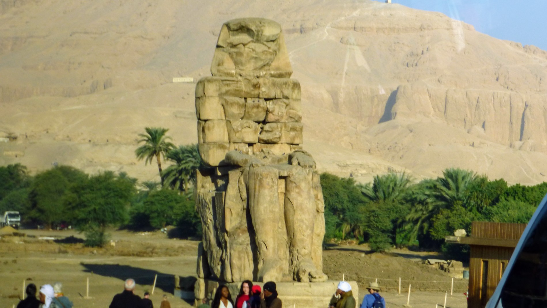 One of the Colossi of Memnon
