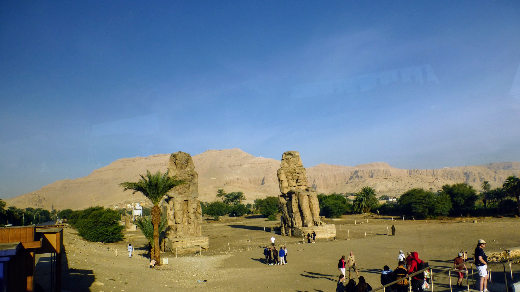 Both of the Colossi of Memnon