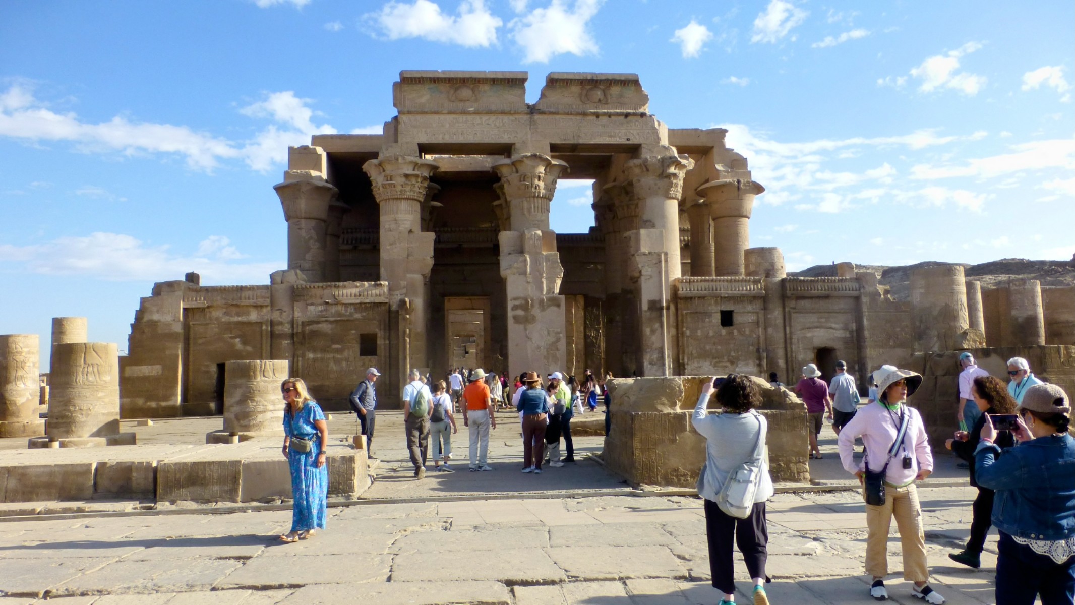 The entrance to Kom Ombo Temple.