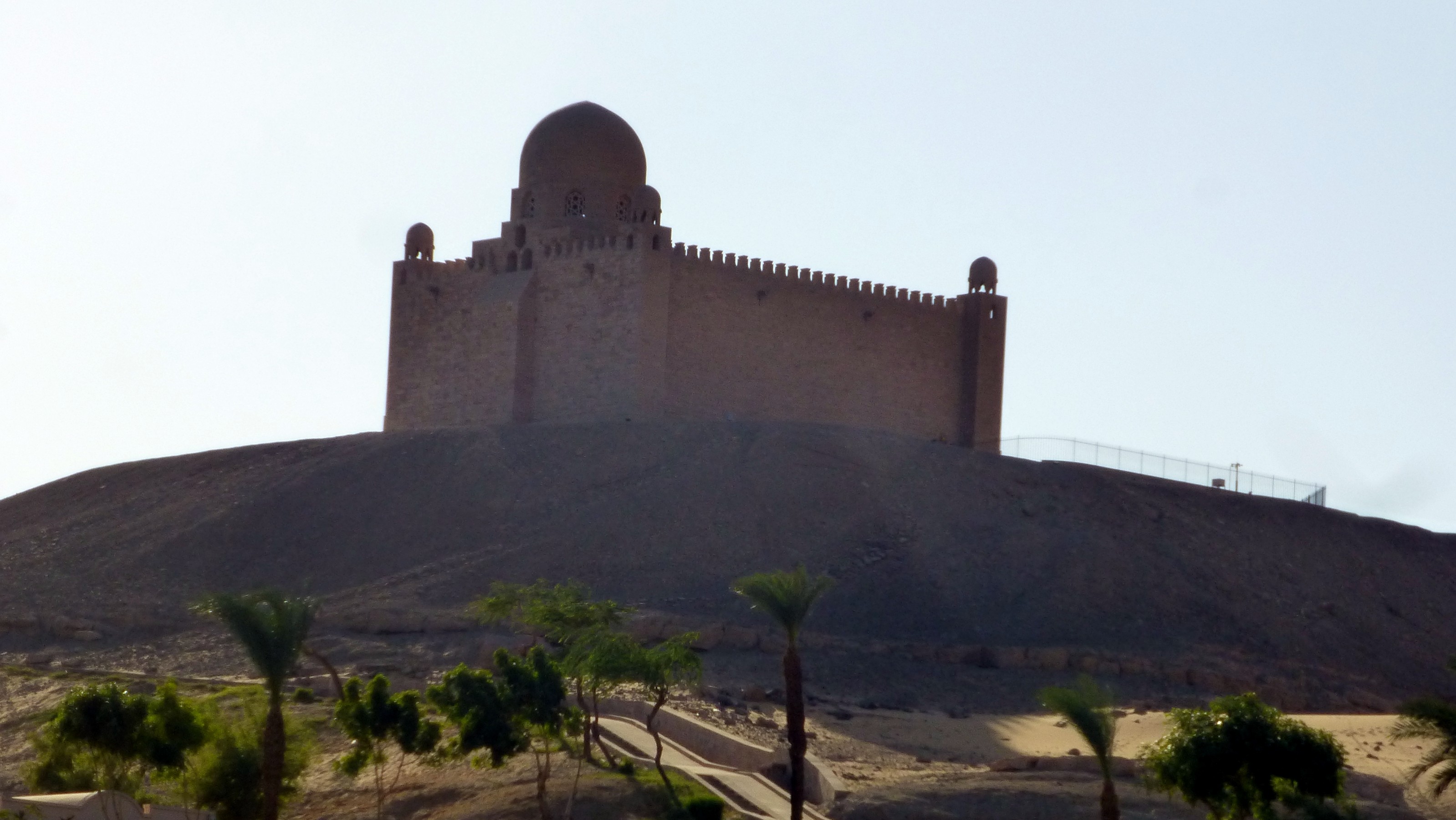This is a mausoleum to a rich person that wished to be returned to Aswan when he died.