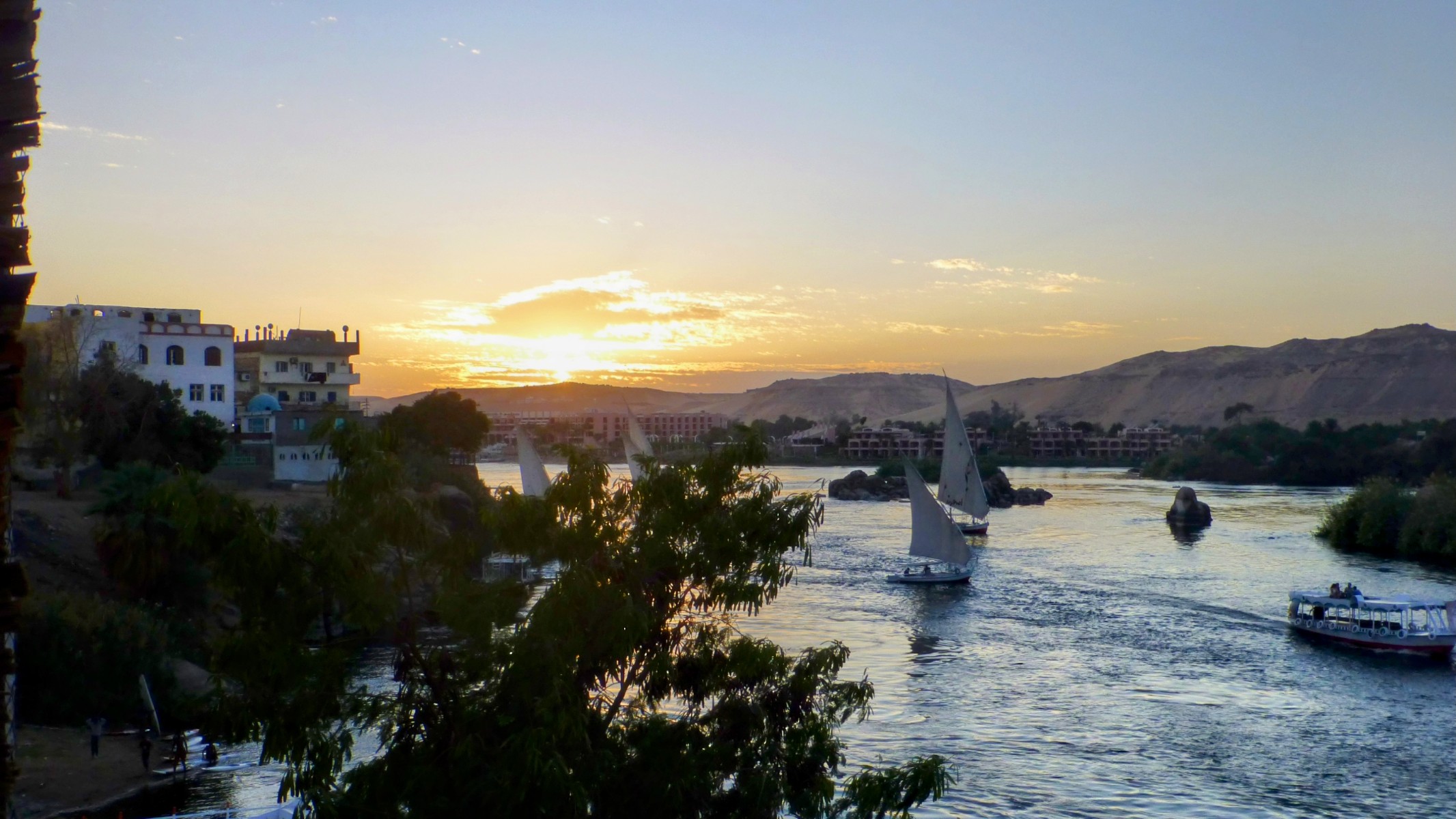 The event for which we came - sunset!