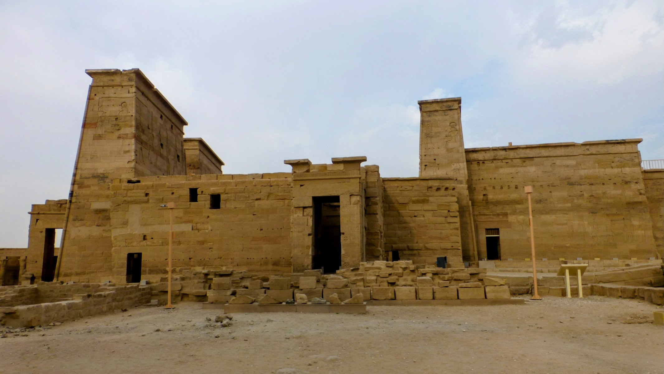 A side view of the Temple.