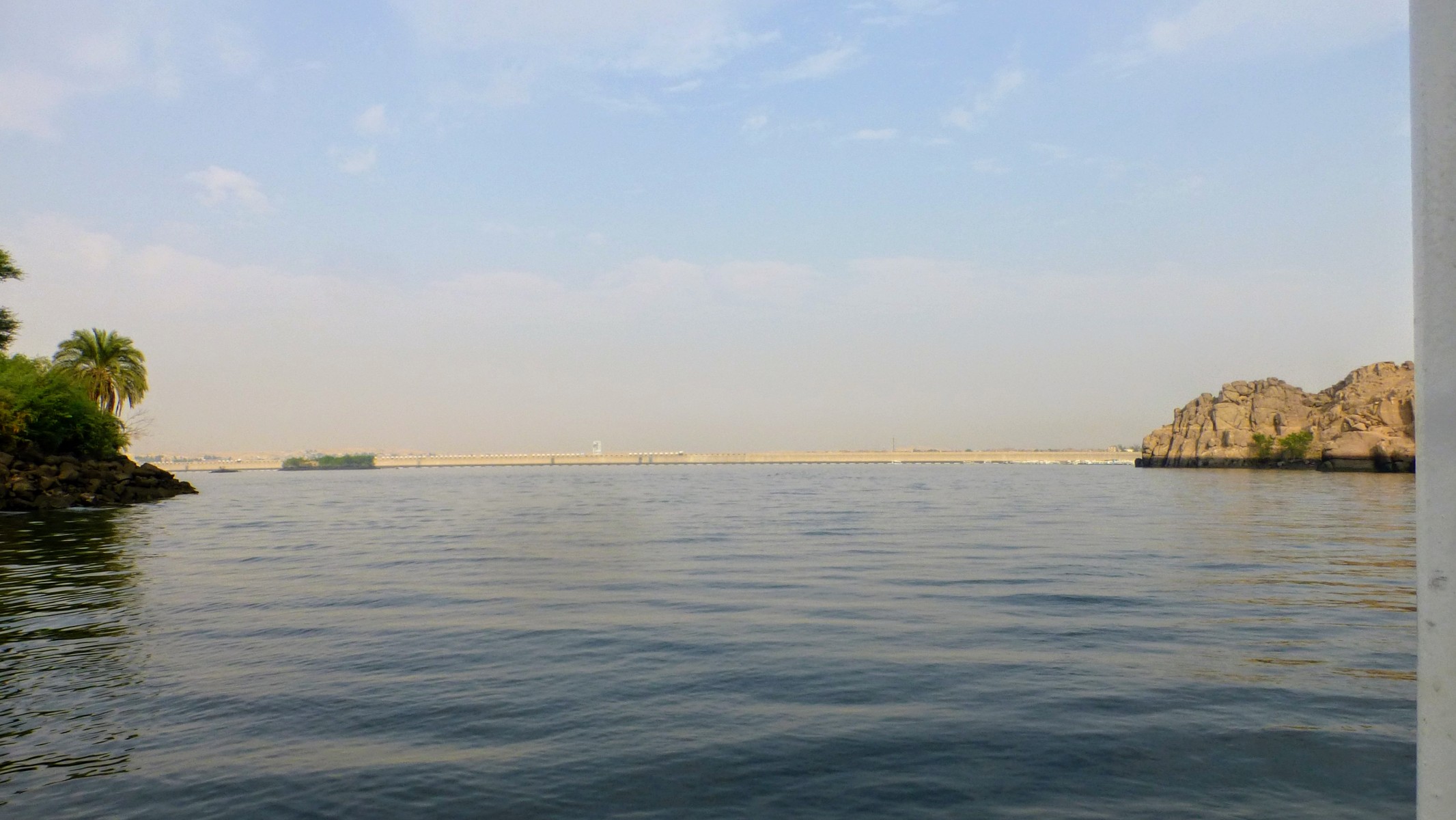 A look at the Aswan Low Dam from up stream.