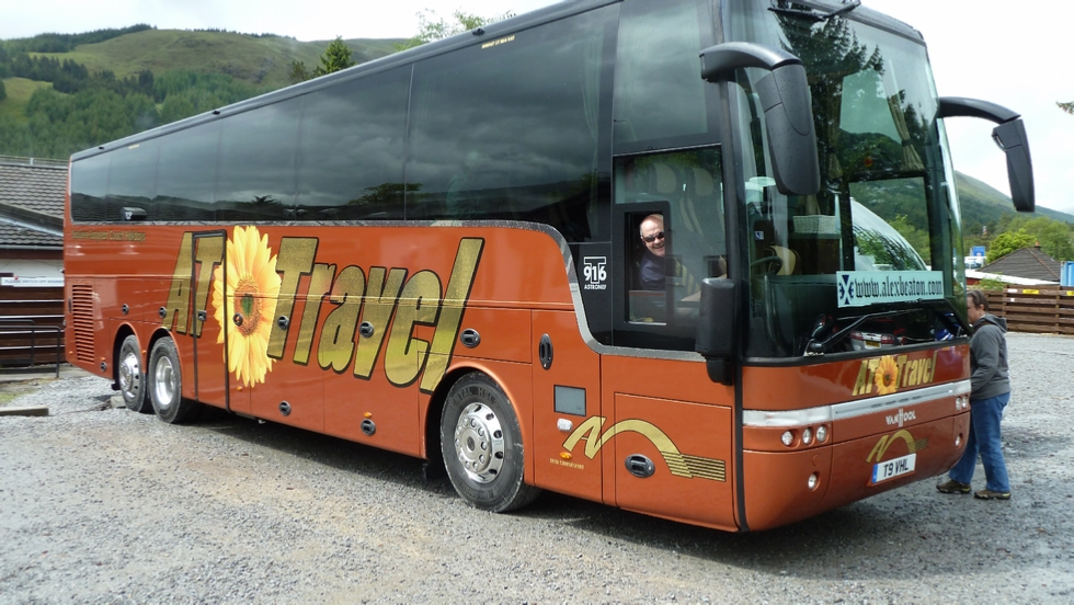 Barry and his latest version of our Luxury Coach