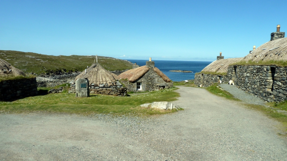 The Black Houses of Na Gearannan.