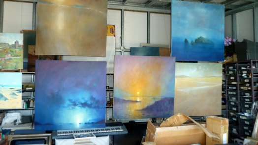 Willie Fulton’s studio