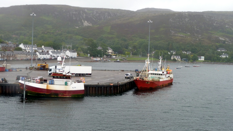 Arriving at Ullapool Harbour