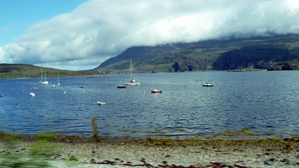 Looking across Loch Broom