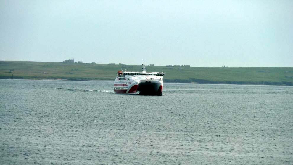 Our ferry to the Orkneys - the <i>MV Pentalina</i>
