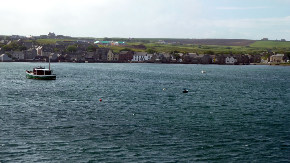 Arriving at St. Margaret’s Hope, the Orkneys
