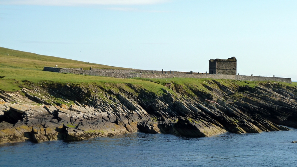 The Kennedy family graveyard and mausoleum on the Island of Stroma