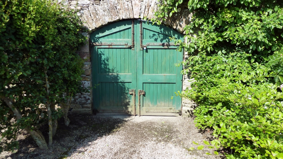 A gateway in the garden of Castle Mey
