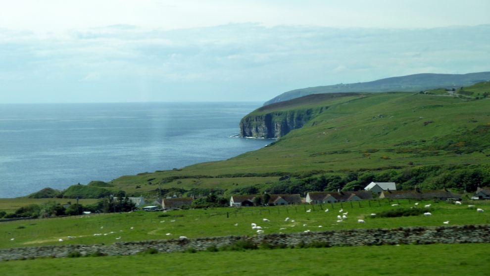 Traveling south on the A9 above the North Sea