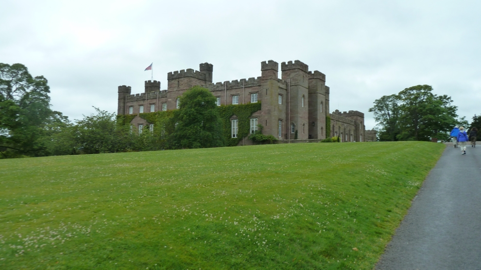 Scone Palace (pronounced “Scoon”), the crowning–place of the Scottish Kings and home to the Stone of Scone (the Stone of Desiny).