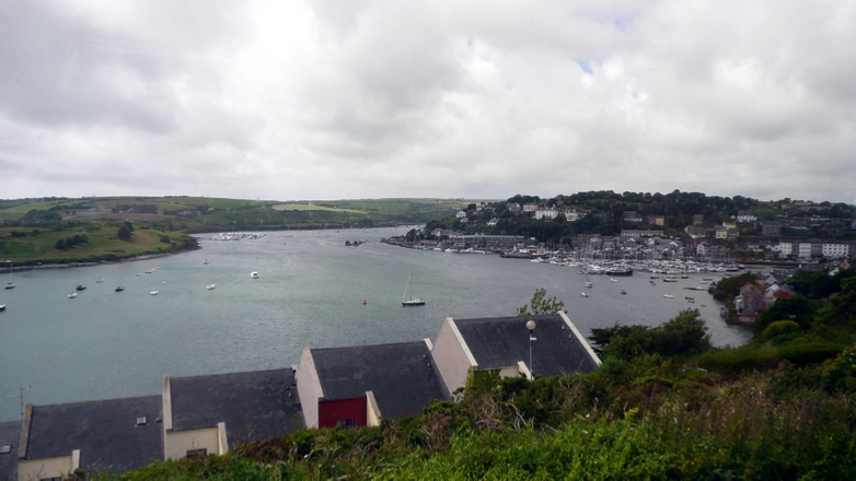 Looking down on Kinsale across the River Bandon