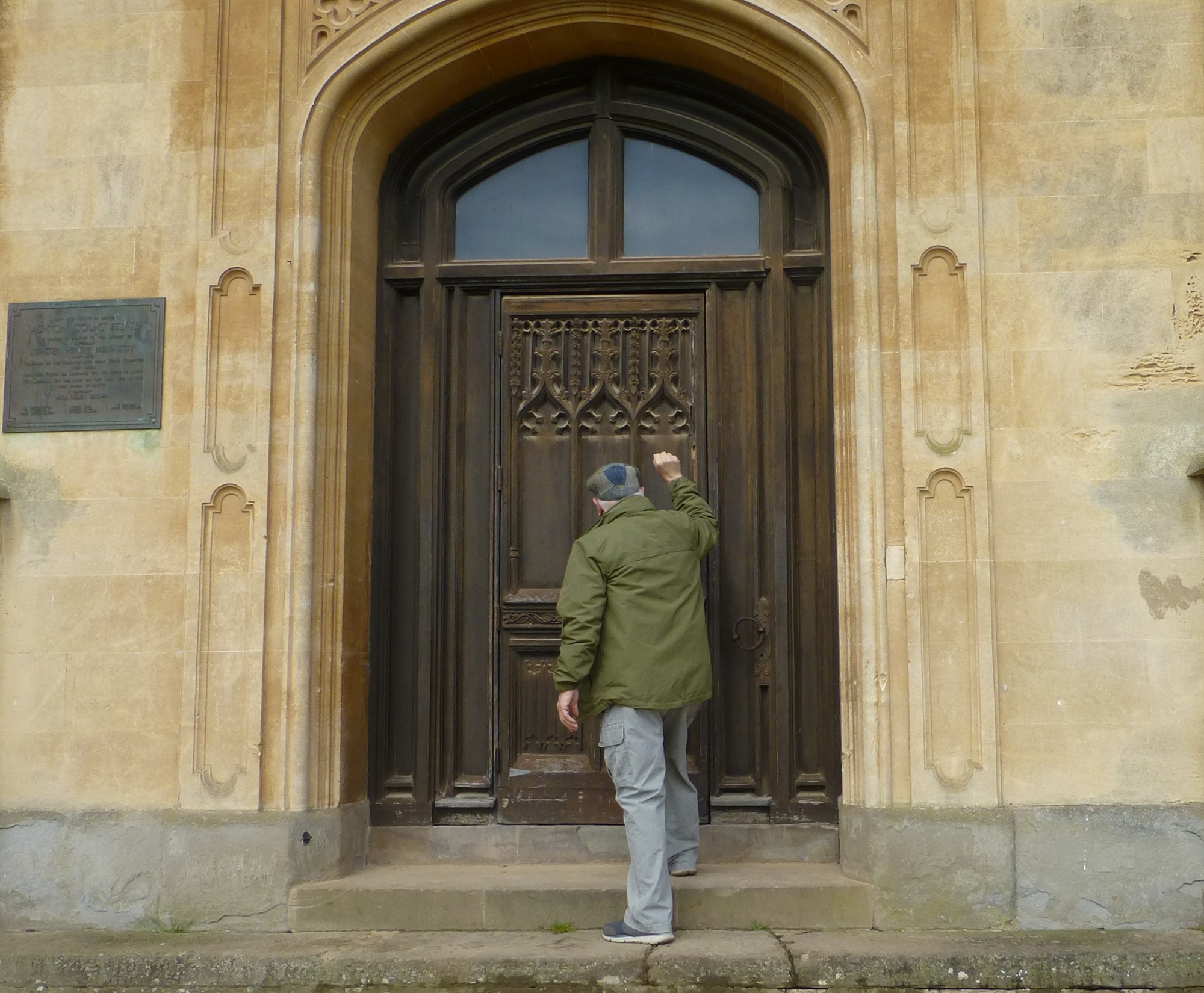 Probably won't answer the knock of a commoner!