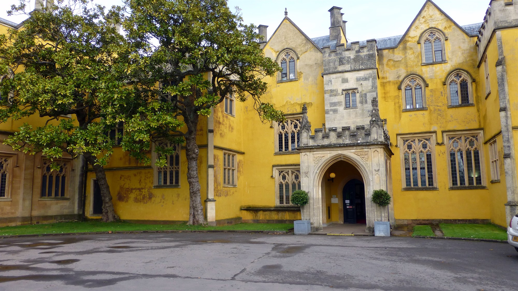 The West or Main entrance to Mansion