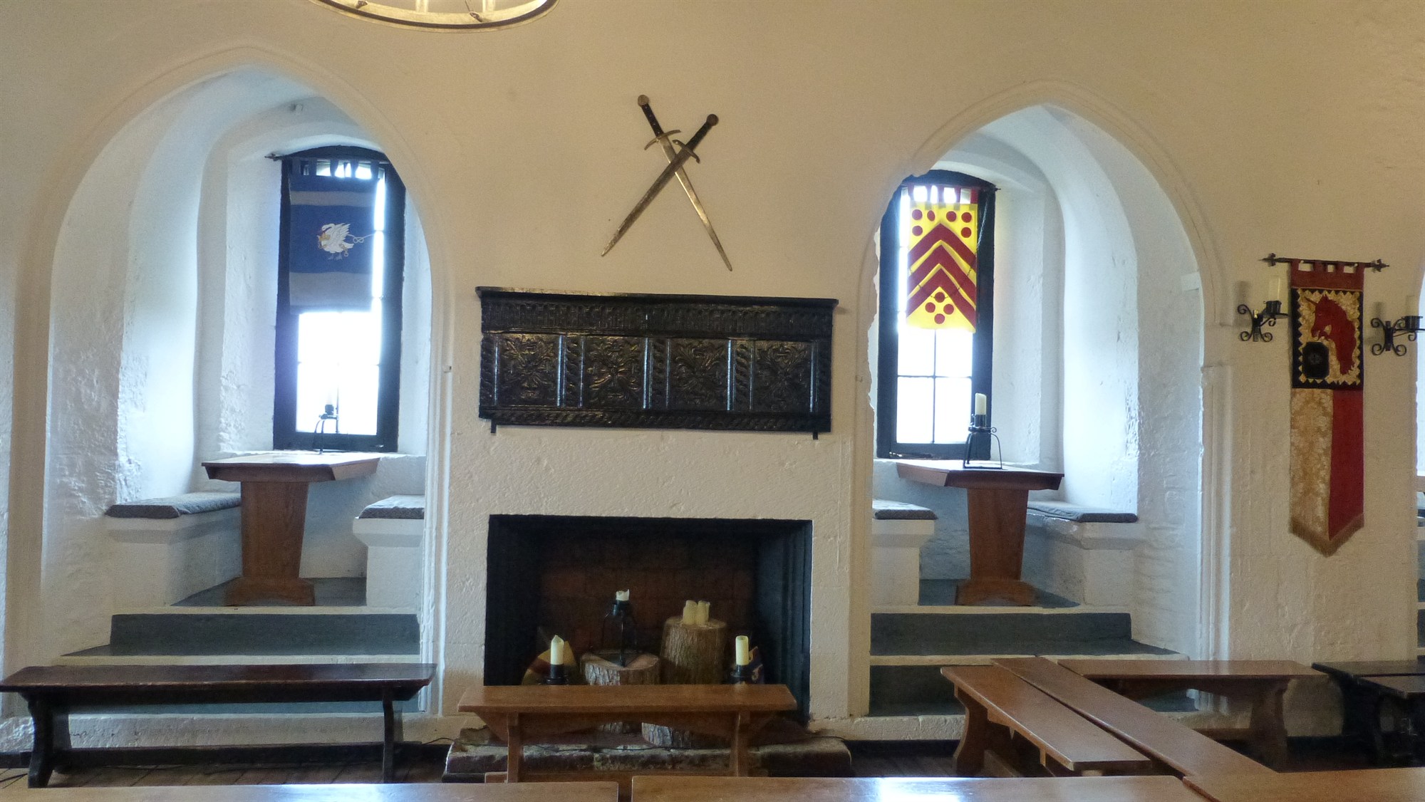 Inside Caldicot Castle