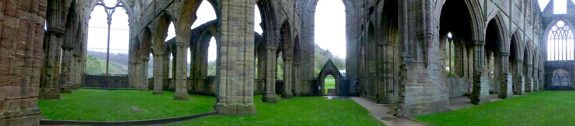 A panoramic view from the South Transept to the Nave