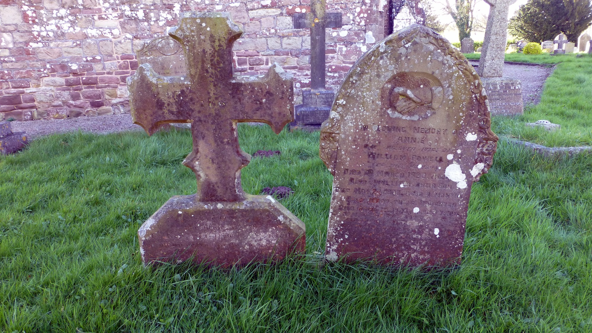Headstones in the Churchyard