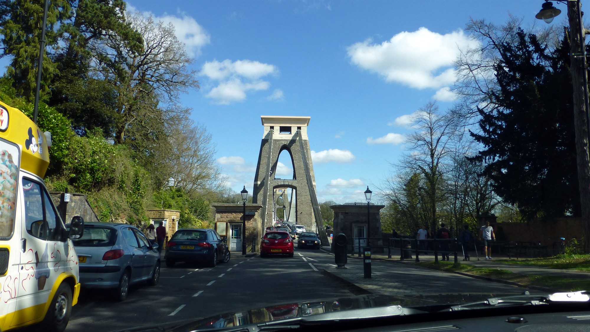 The Clifton Suspension Bridge, built 1864.
