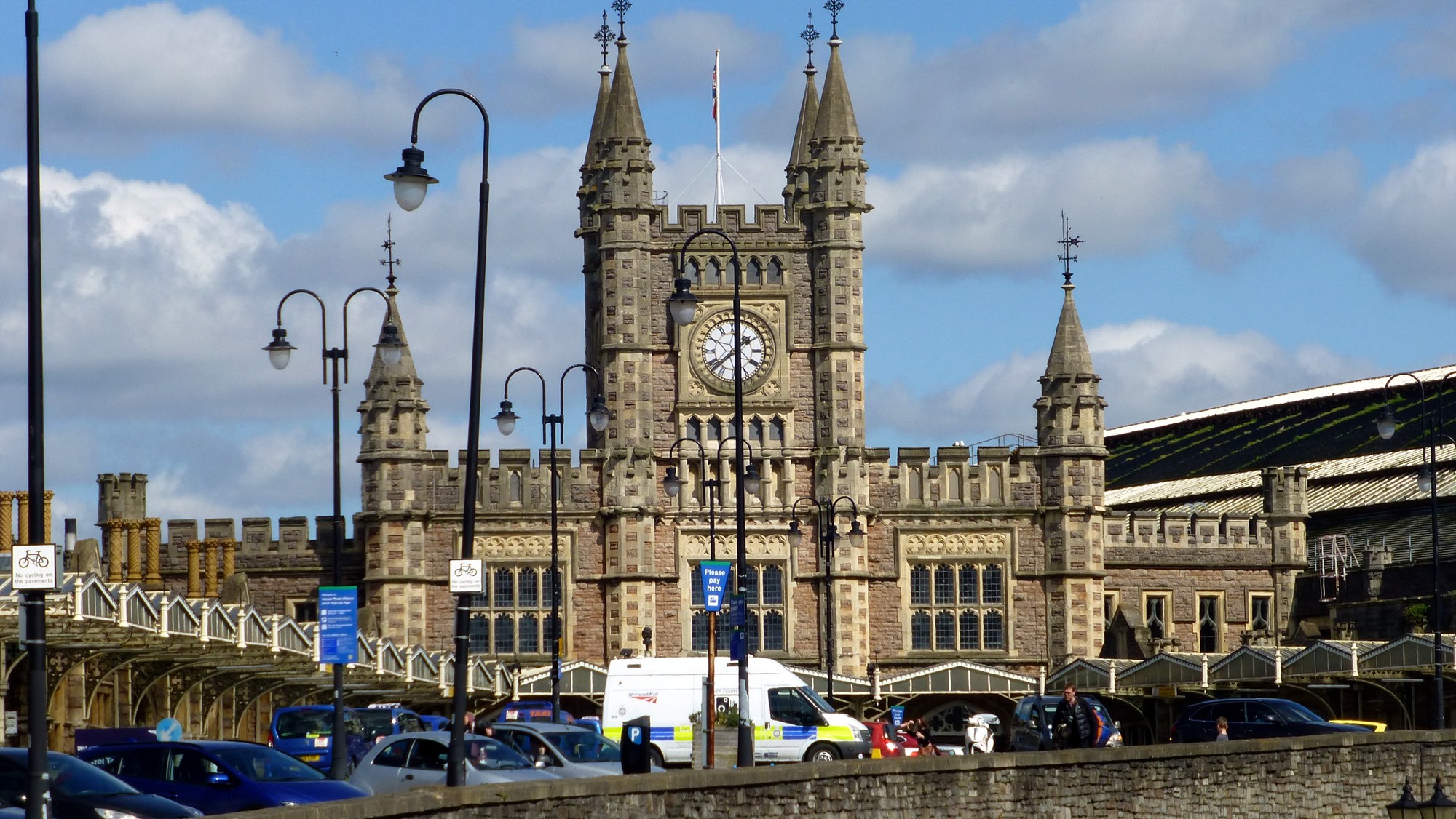 The Bristol Temple Meads railway station, opened in 1840.