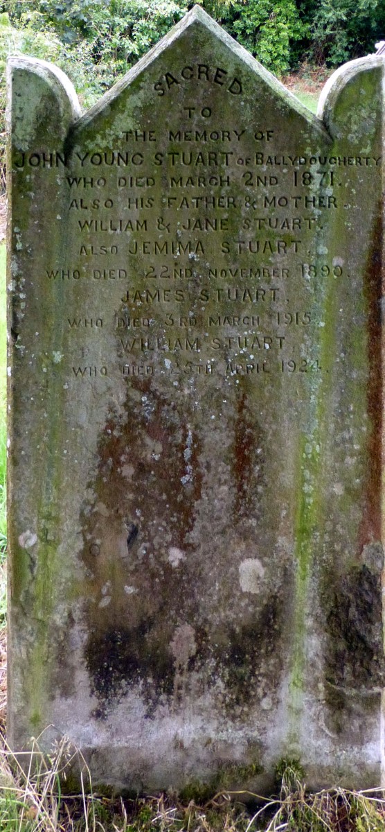 Click to enlarge The Stuart gravestone