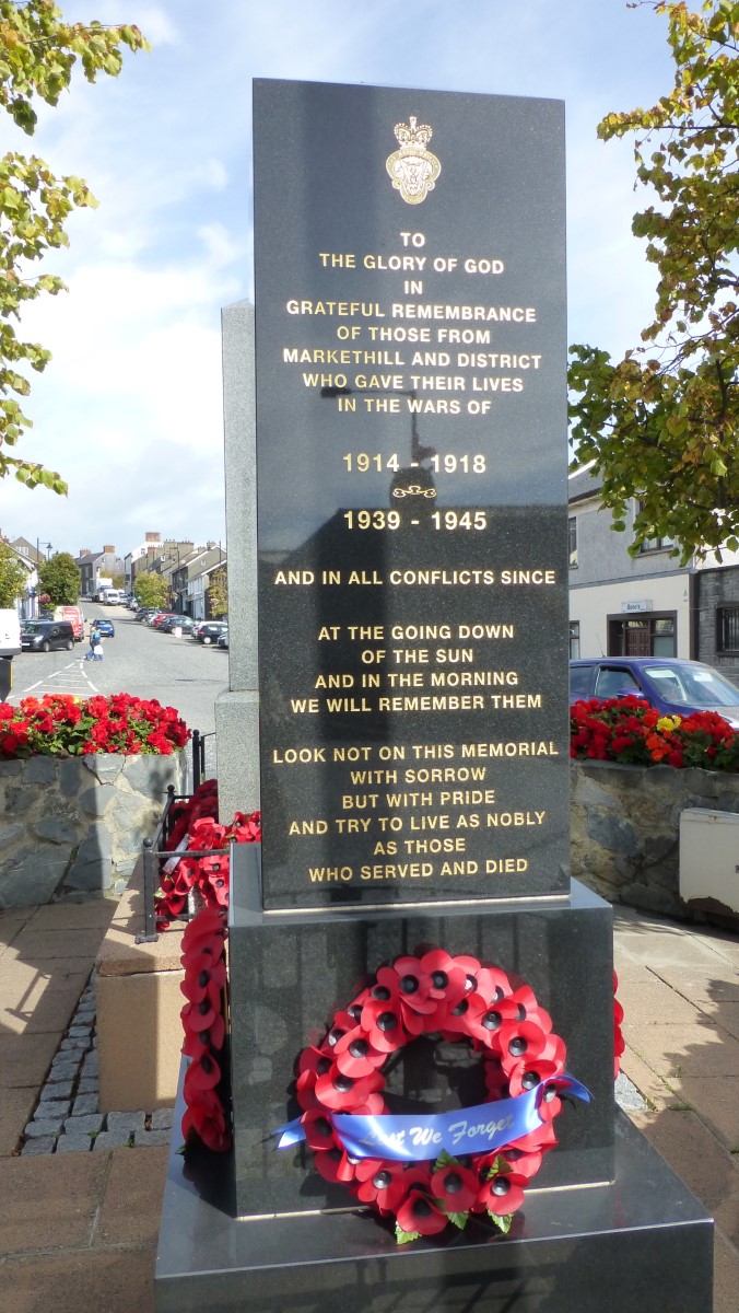 Click to enlarge The Remembrance Memorial at Market Hill