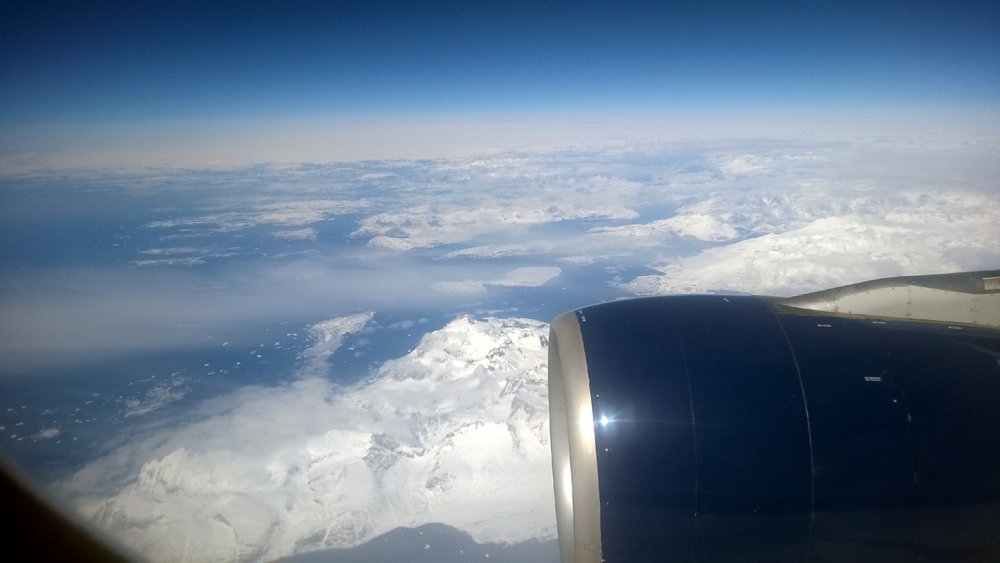 Ice bergs off the coast of Greenland