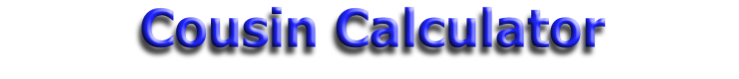 Cousin Calculator