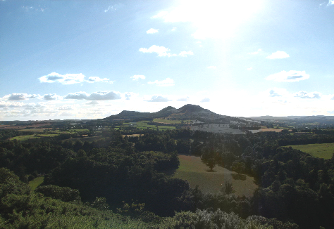 Looking from Scott’s View in the Borders
