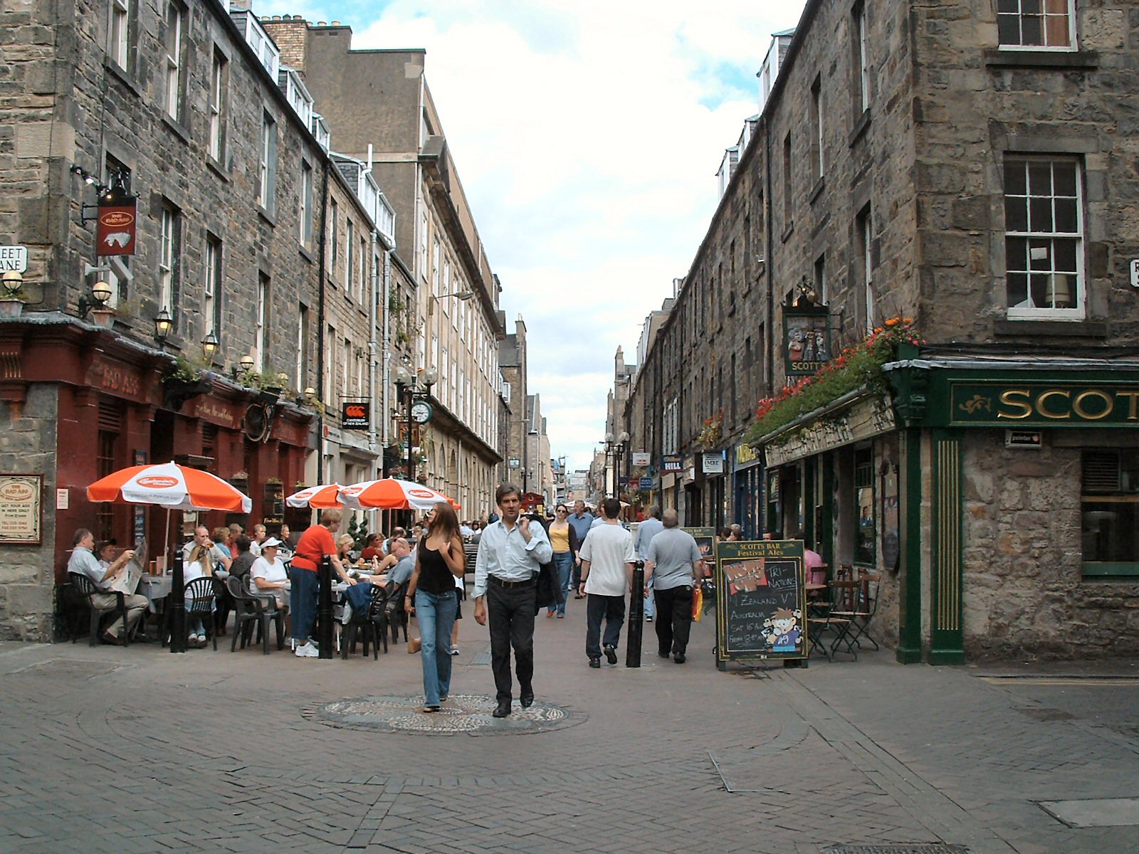 Looking Down Rose St