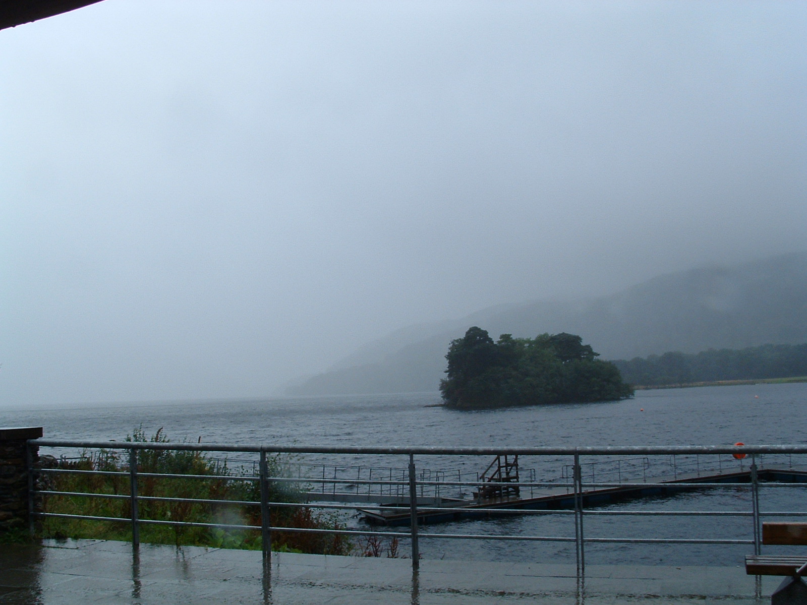 Loch Lomond on a bleak Scottish day