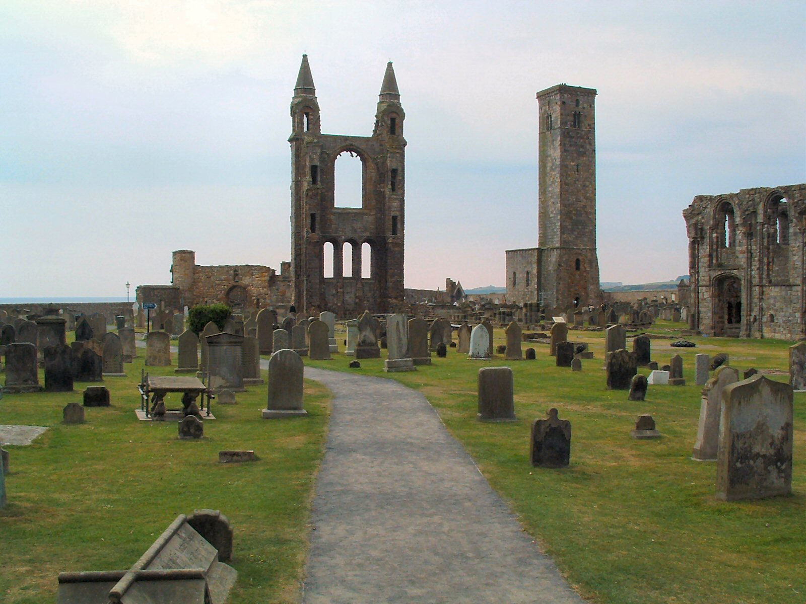 The ruins of St. Andrews Cathedral