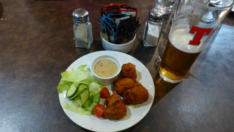 Haggis Pakora, yum yum!