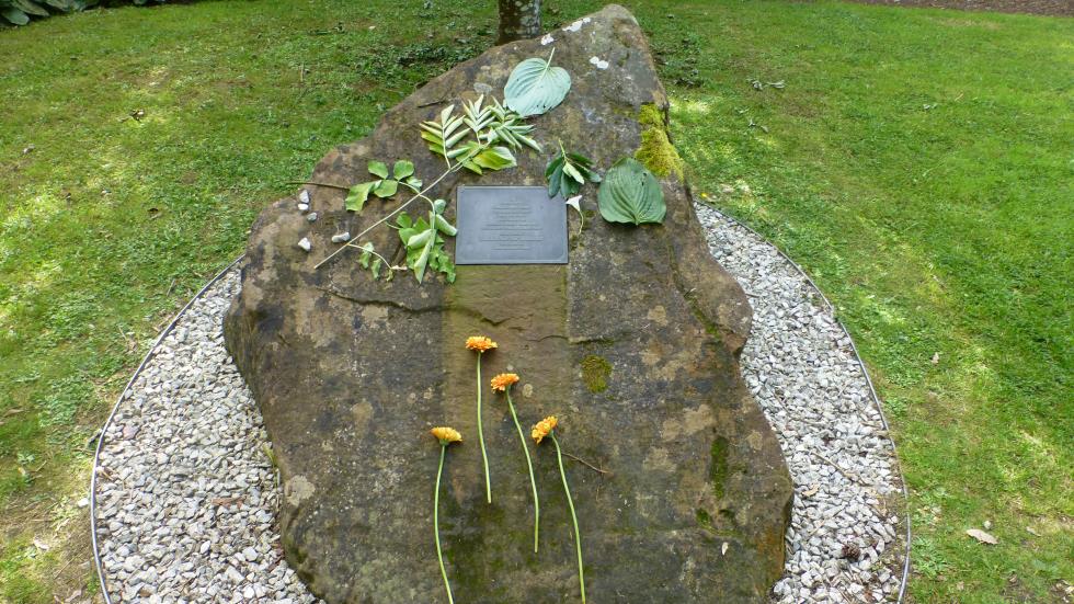 The Lockerbie Memorial honors those on the ground who lost their lives.