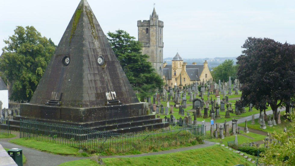 The Star Pyramid, aka Salem Rock, is a sandstone pyramid that recalls the principles of the Reformation.