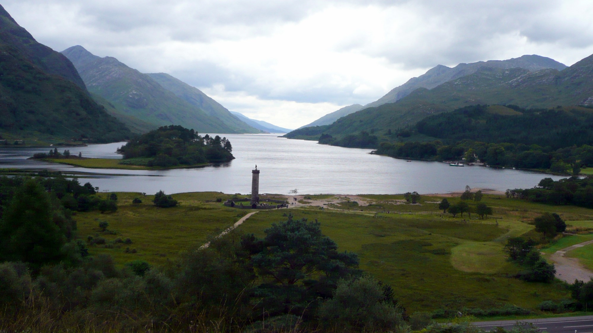 Glenfinnan on the shores of Loch Shiel