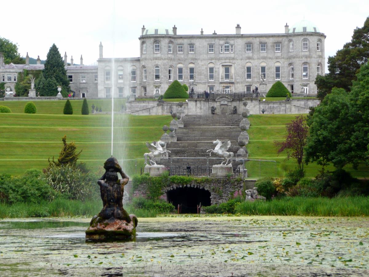 Powerscourt from beyond the Triton Lake