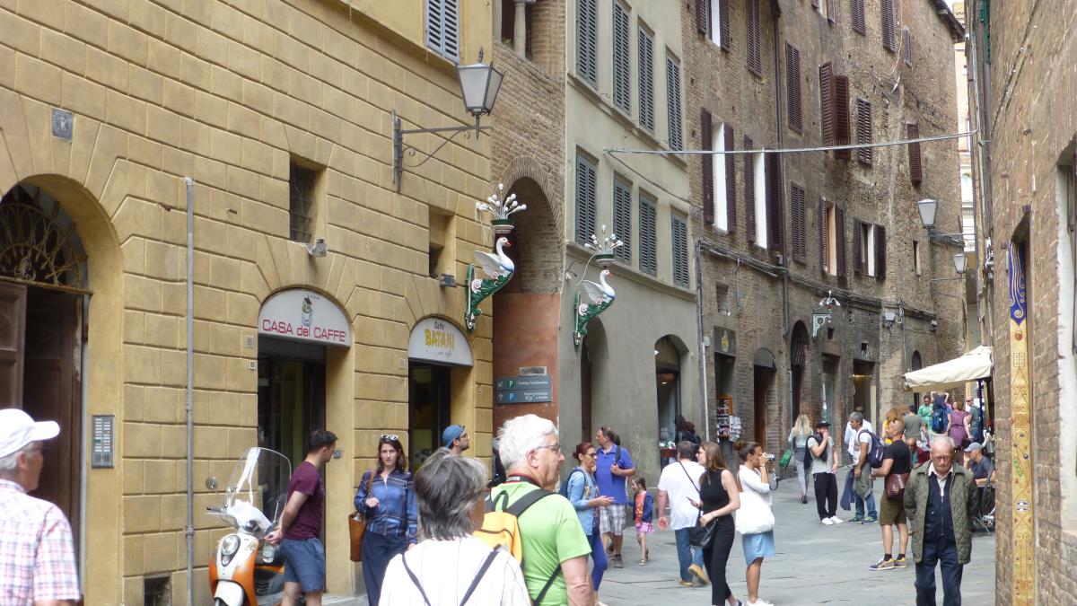A street in Siena
