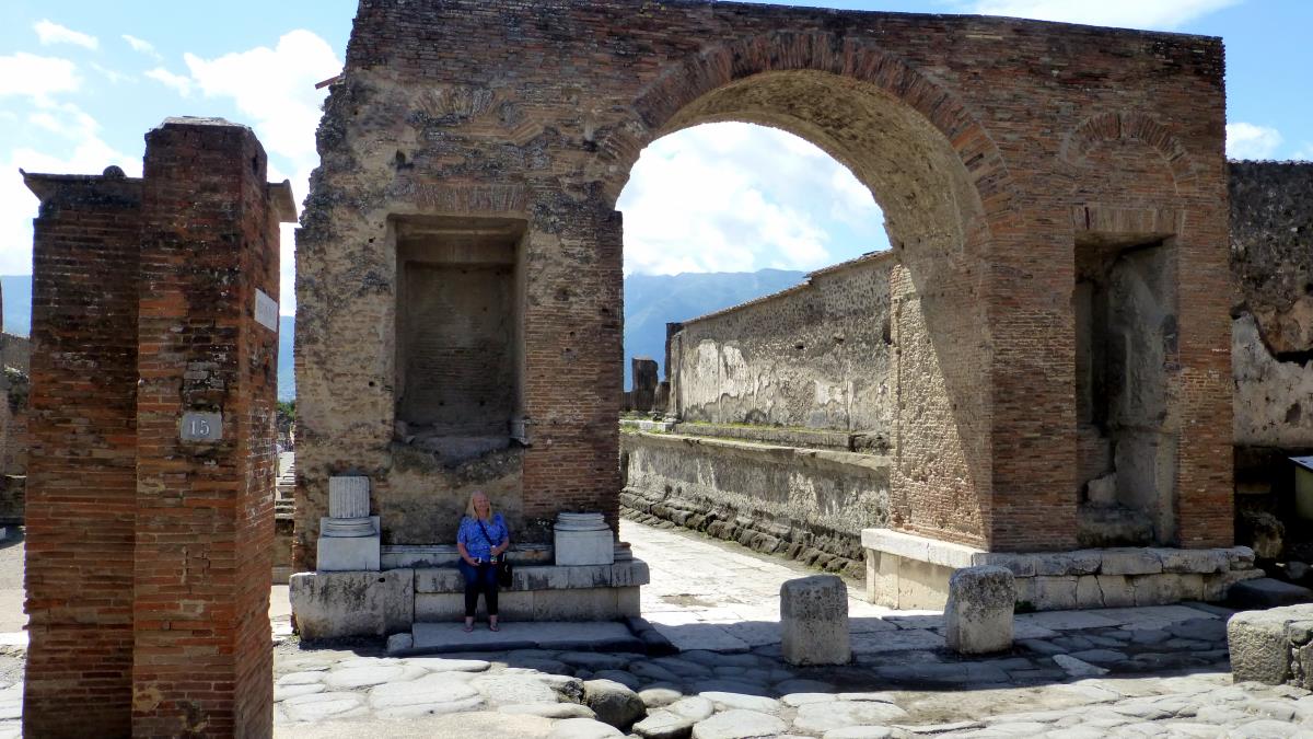 The <i>Arco di Traiano </i>(Arch of Trajan)