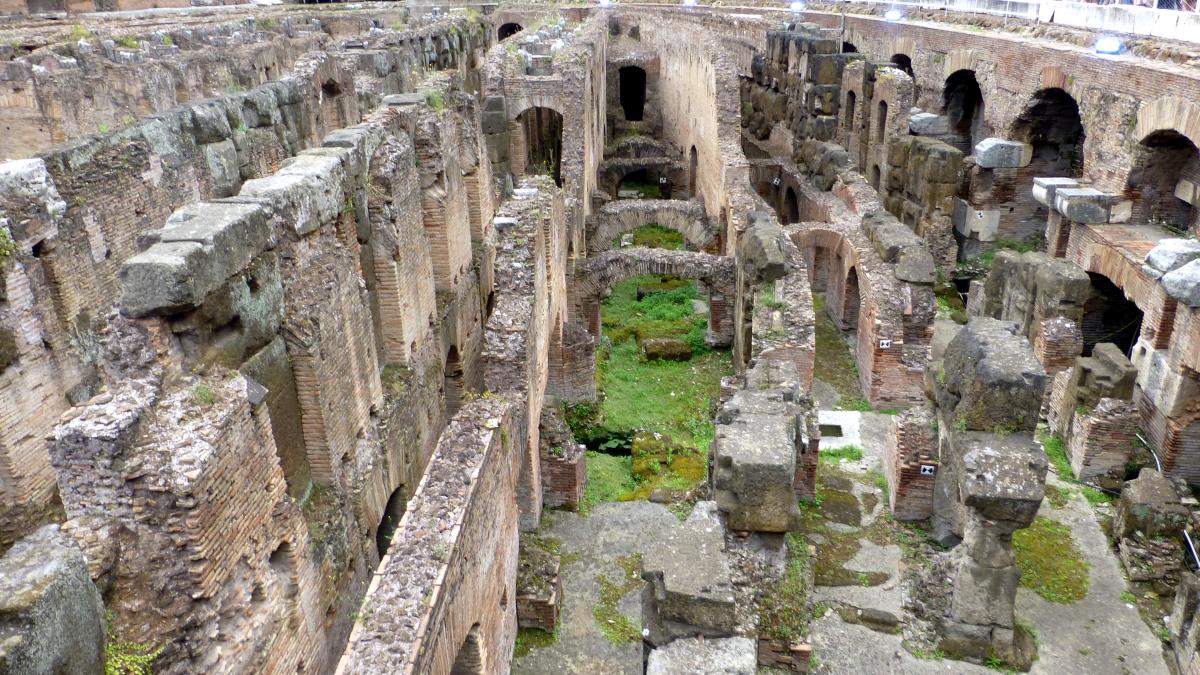 The rooms under the Arena