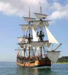 The Endeavor Sails into Botany Bay